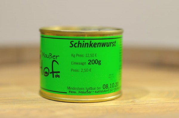 Schinkenwurst - Dose 200g